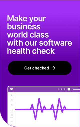 Make your business world class with our software health check. Get checked.