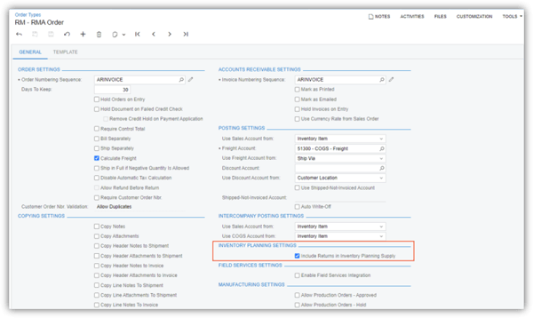 Exclude return orders V2