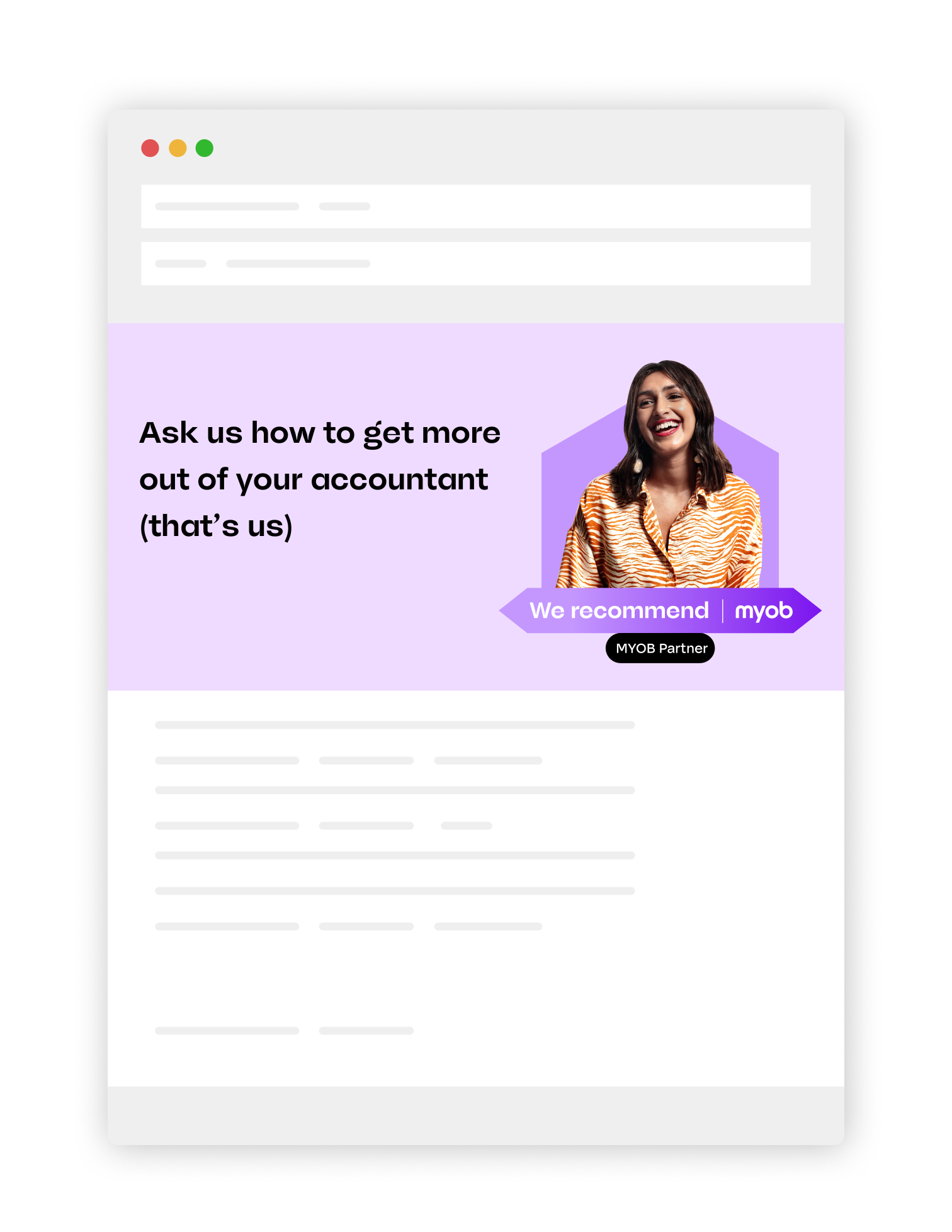 Email design to acquire new clients Email design to acquire new clients