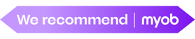 We recommend MYOB long badge