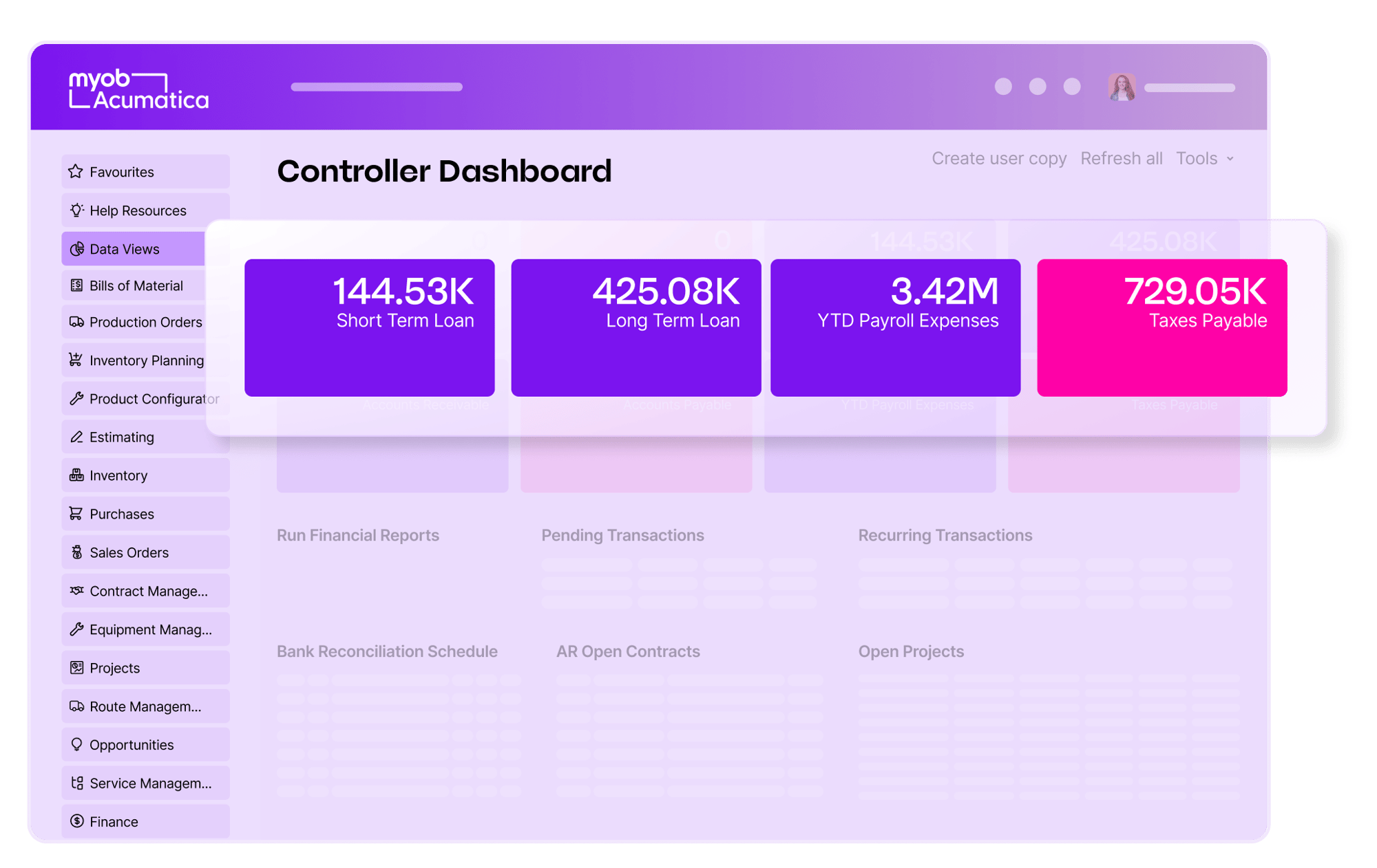 UI warehouse-Controller-Dashboard